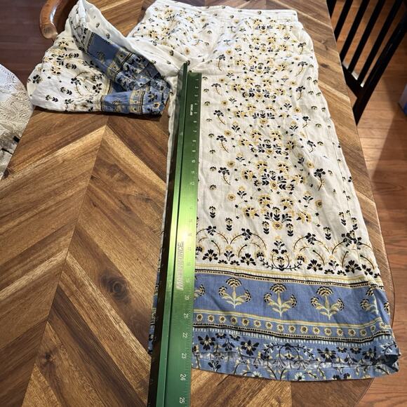 Joie Pants Wide Leg Linen Floral Pockets Bohemian Cropped Women’s Small - Picture 7 of 9